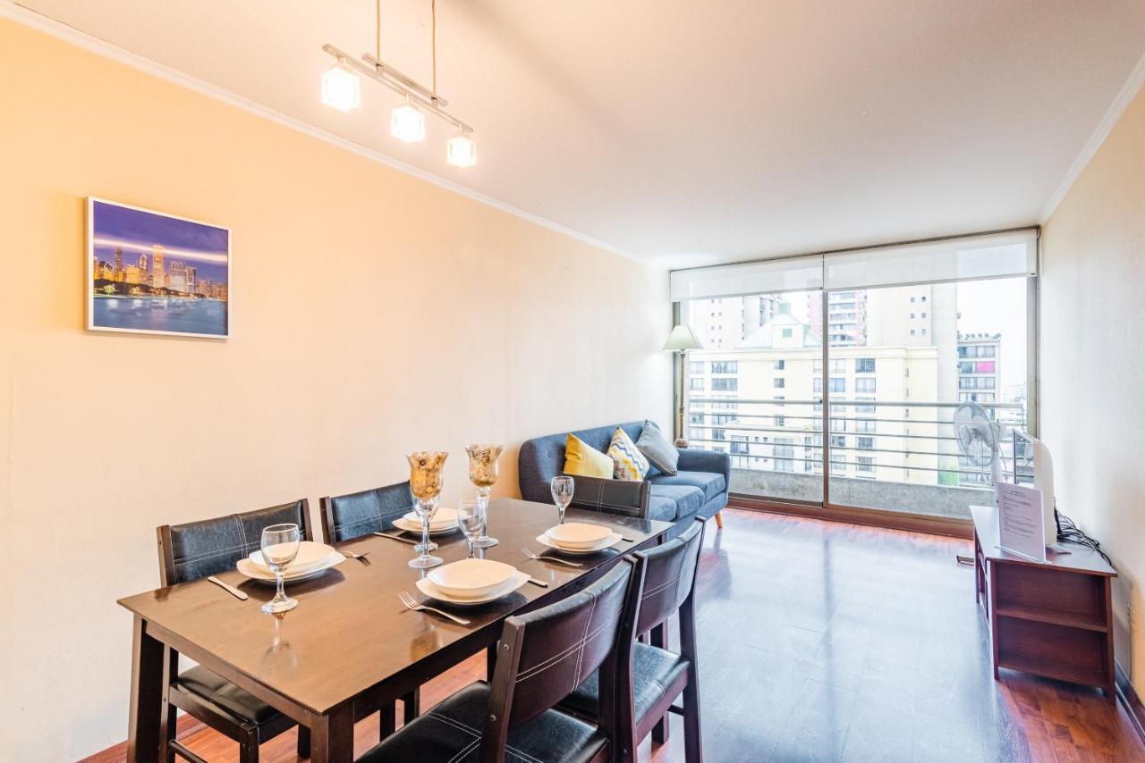 Urban Miró - 2BR, Parking, Wifi, TV, Metro Santiago Exterior foto